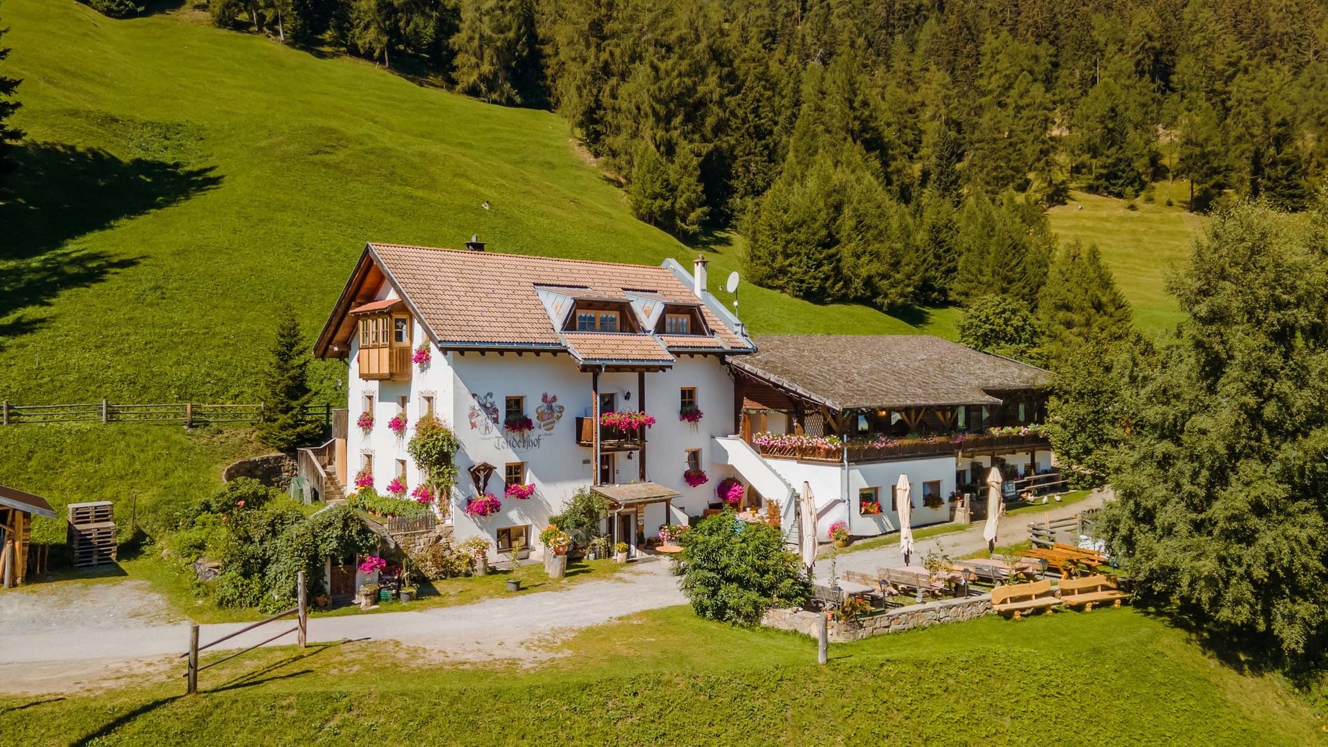 Reschenpass: Übernachtung im ehemaligen Schmugglerhof